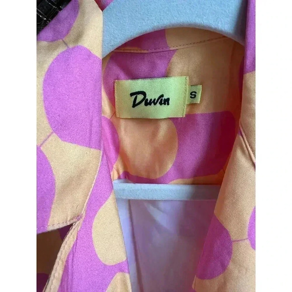 Duvin Design Golden Hour Crop Buttonup Pink NEW NWOT - Picture 7 of 7